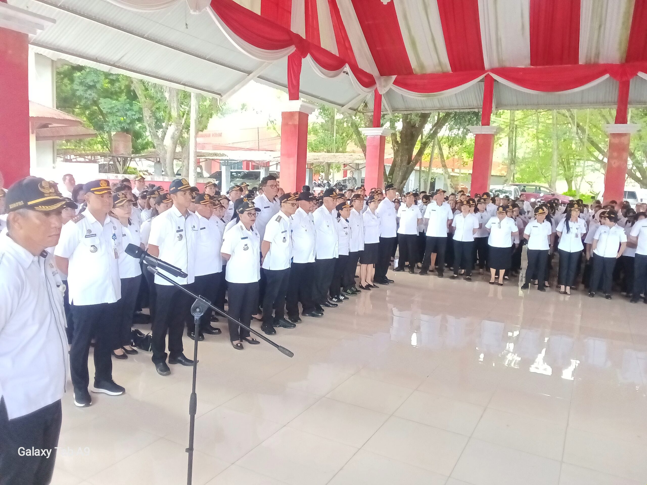 Para Camat dan jajaran ASN peserta upacara